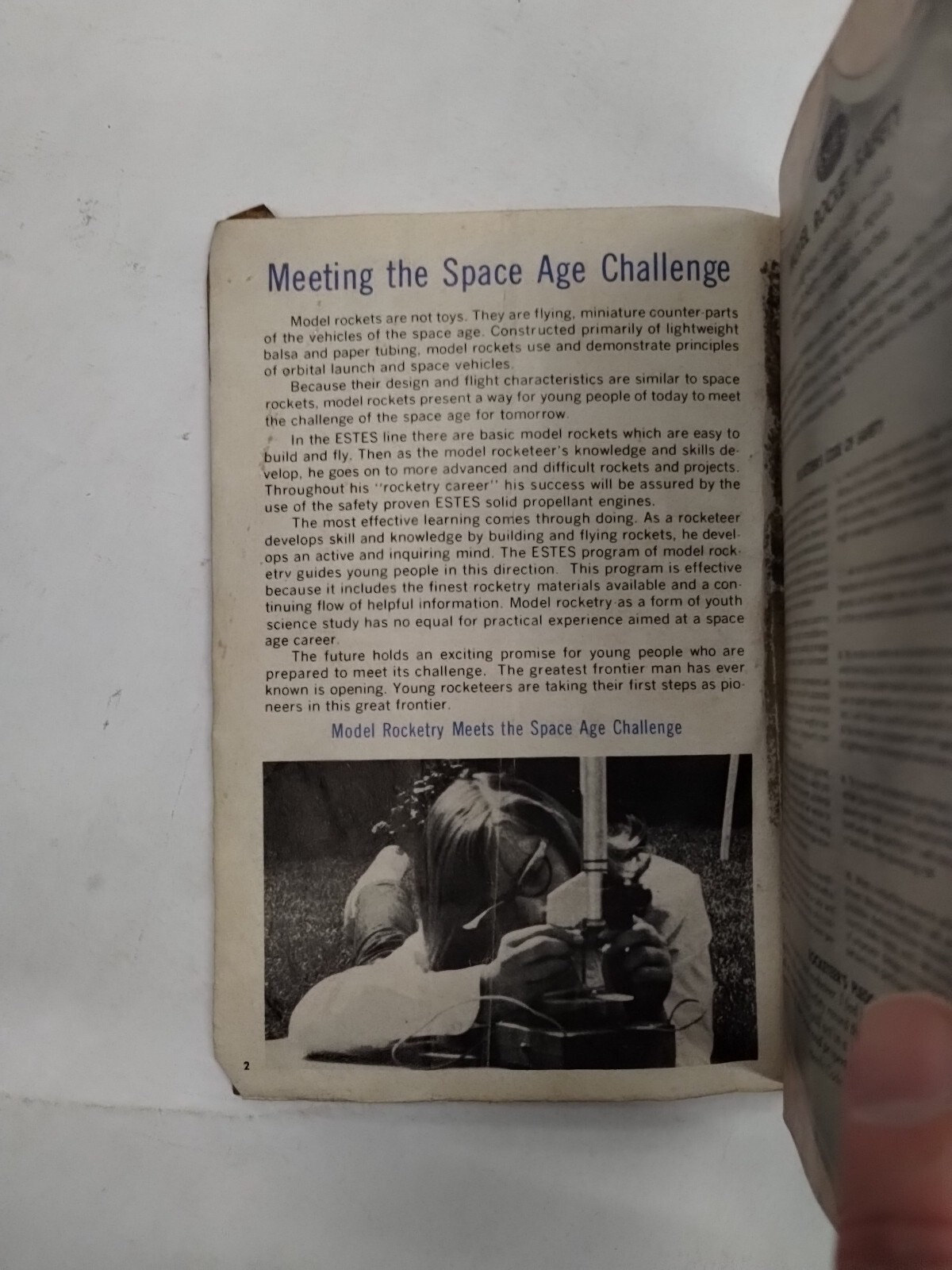 Estes Rocket Supplies "Model Rocket" Supplies Catalog 1969-original