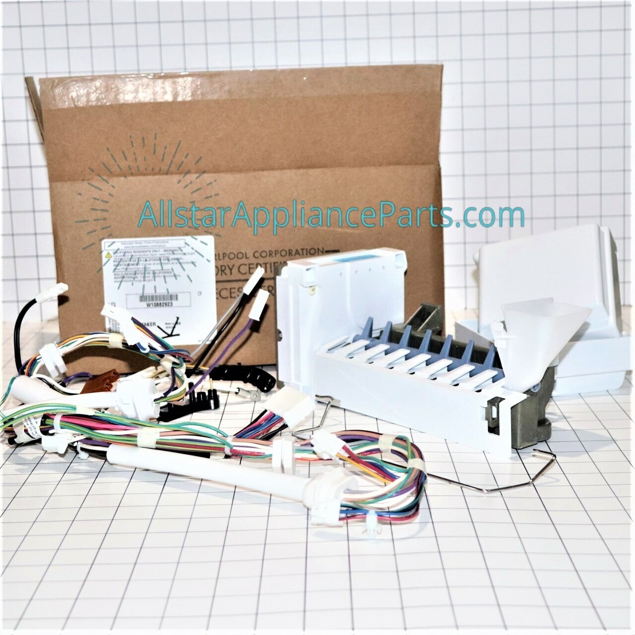 Whirlpool Refrigerator Ice Maker Assembly W10882923