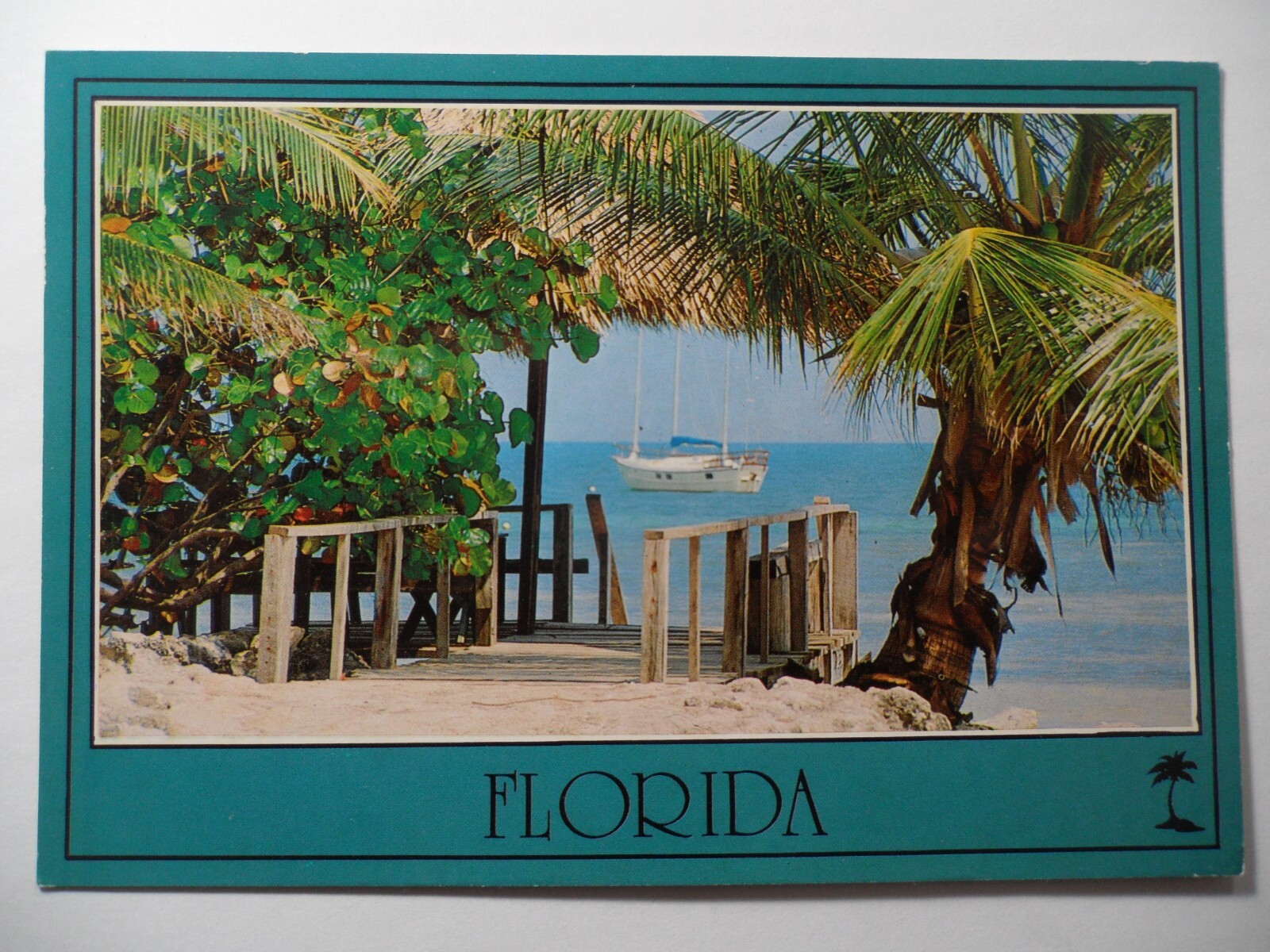 STAMPMART : USA A BEAUTIFUL SETTING IN TROPICAL FLORIDA USED POSTCARD