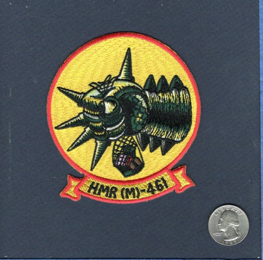HMR(M)-461 HMH-461 SEA STALLIONS USMC MARINE CORPS Helicopter Squadron Patch