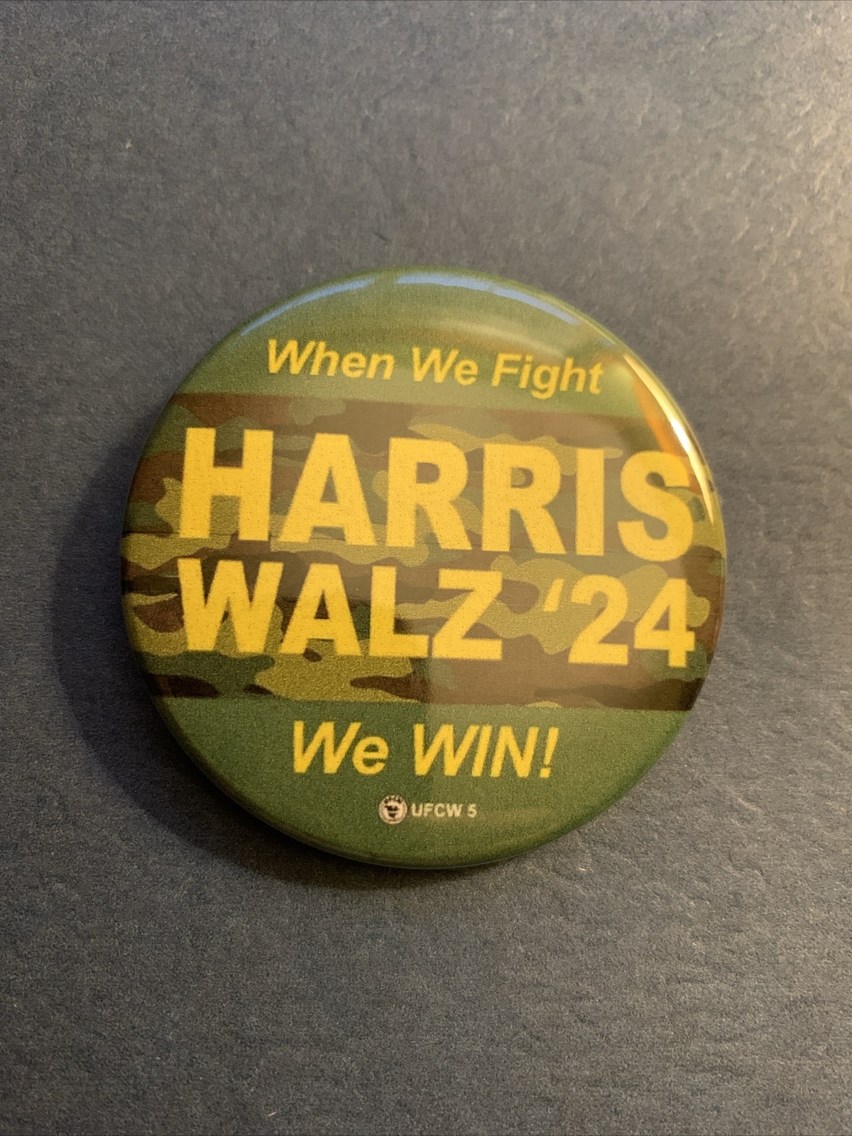 2024 Kamala Harris 2.25 Inch Presidential Campaign Pin Button
