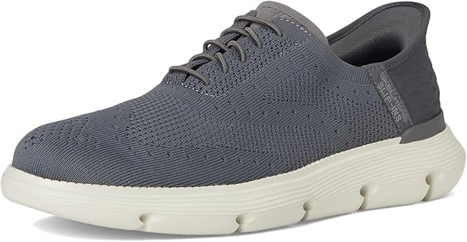 Skechers Shoes Men's Slip Ins Charcoal Comfort Casual Sporty Memory Foam 205303