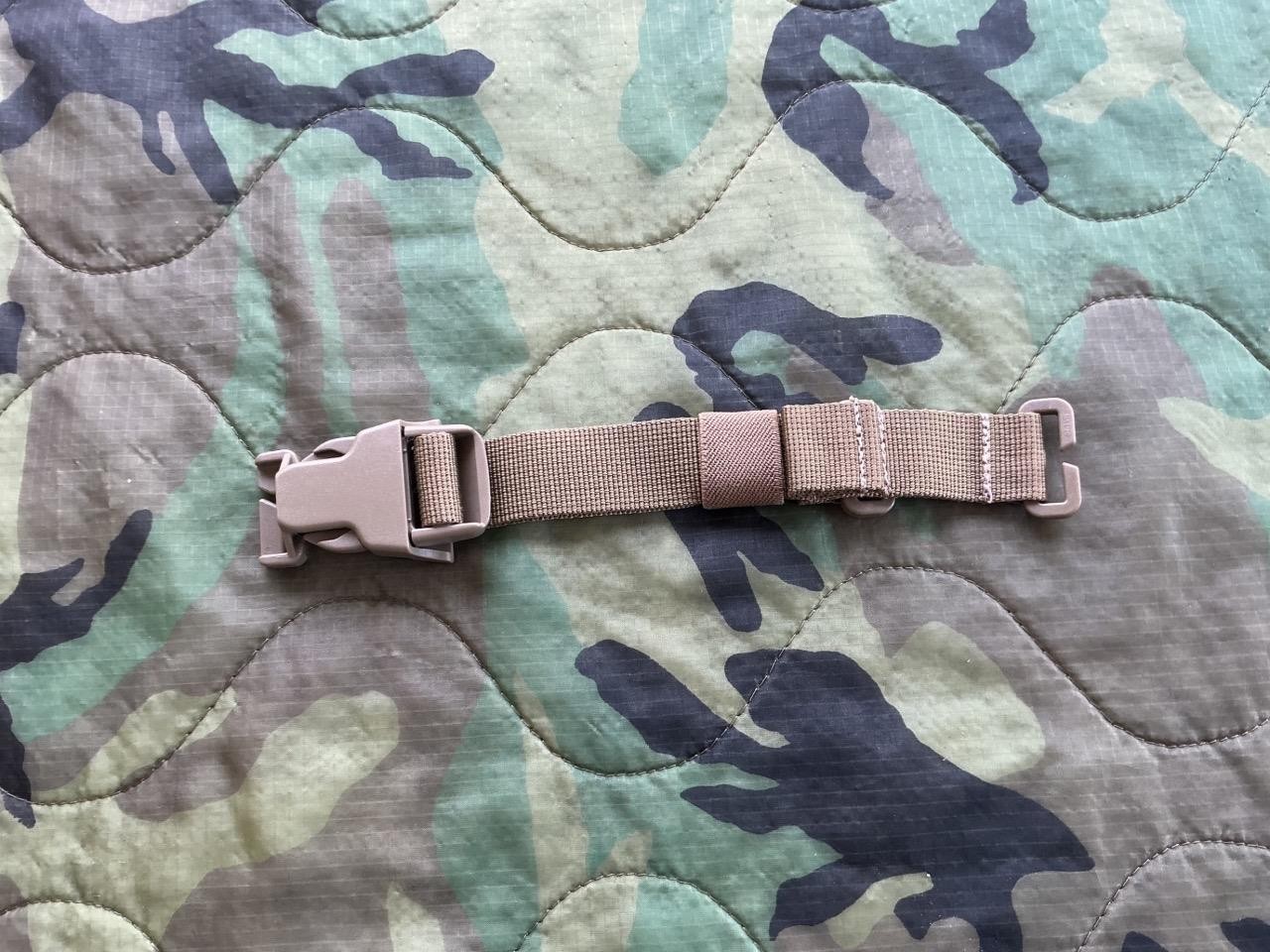 Military Surplus Blackhawk Coyote Brown Buckle Compression Strap Extender 25mm