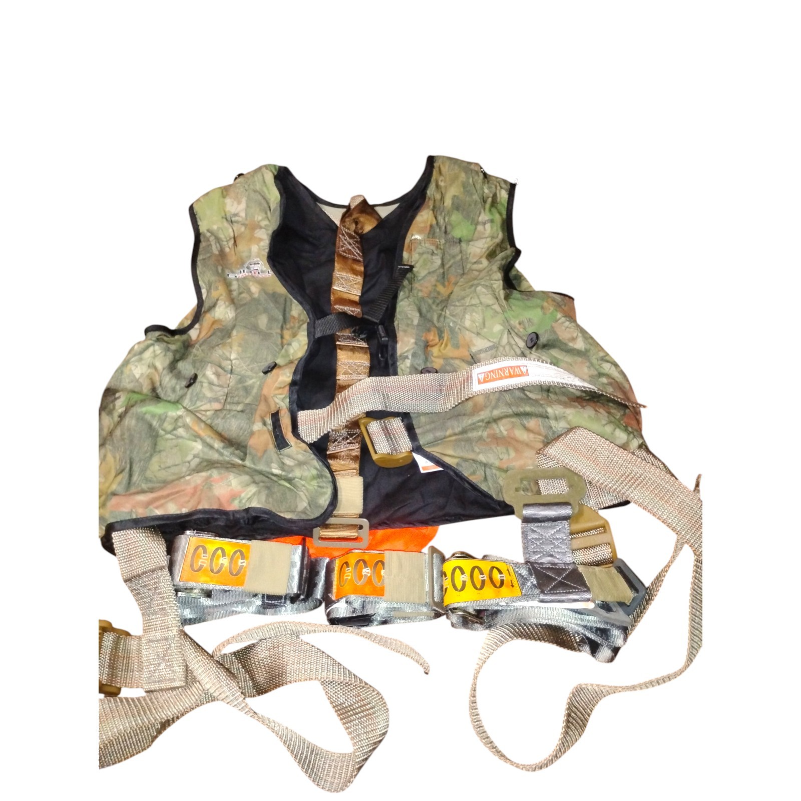 Adult Gorilla Treestands Realtree Hardwoods Safety Harness Vest And straps