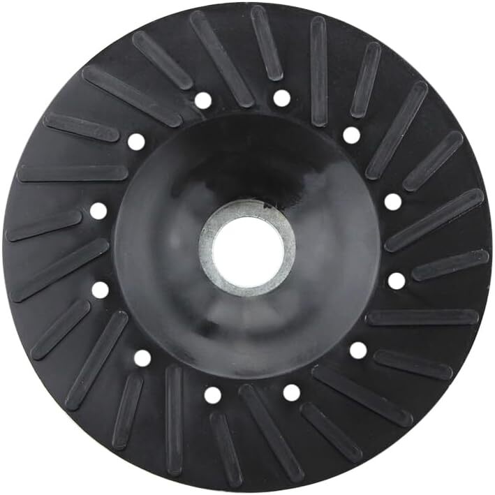 1 Pack - 4-1/2" x 5/8"-11 Resin Fiber Disc Backing Pad with Lock Nut for Grinder