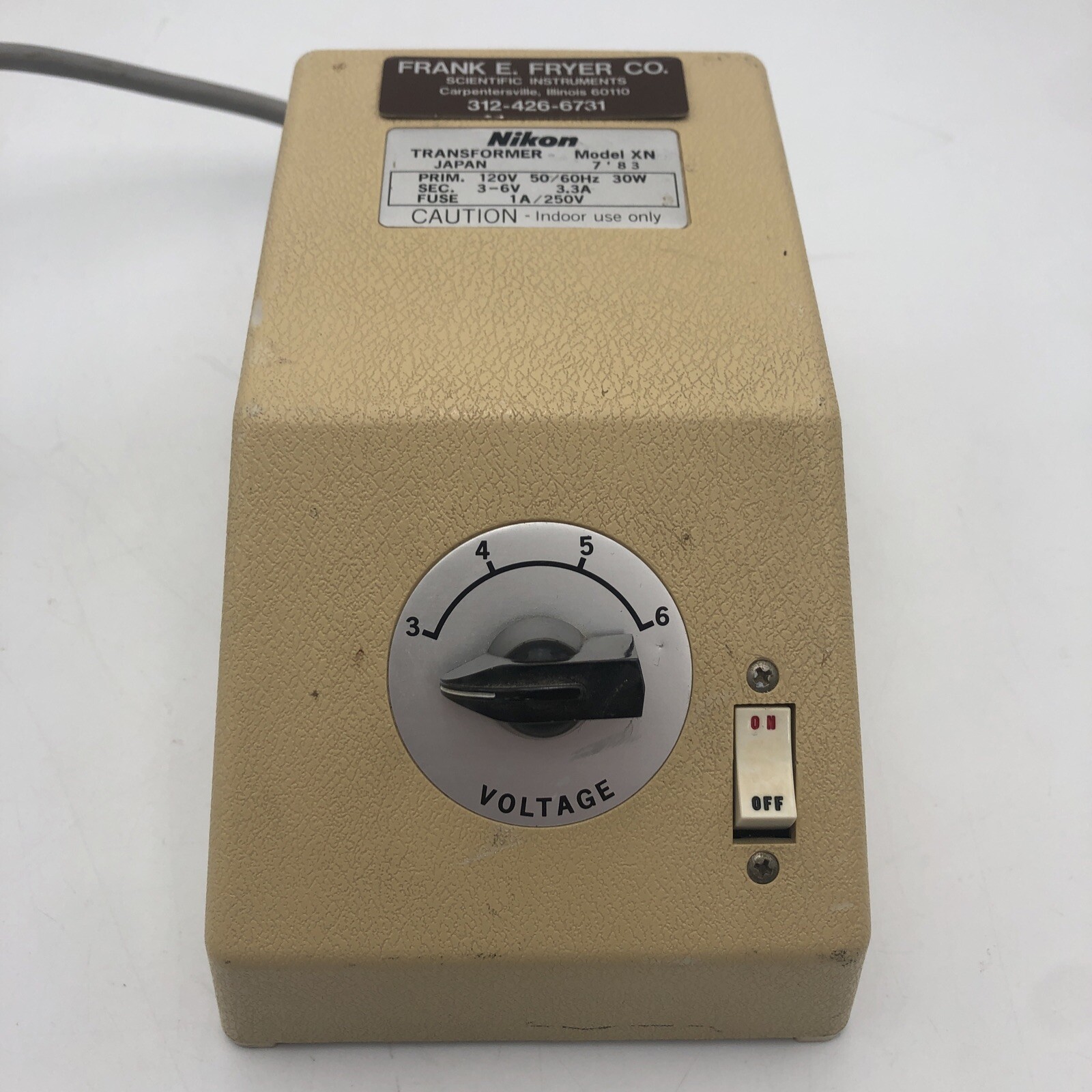 VINTAGE NIKON TRANSFORMER- MODEL XN PARTS REPAIR READ