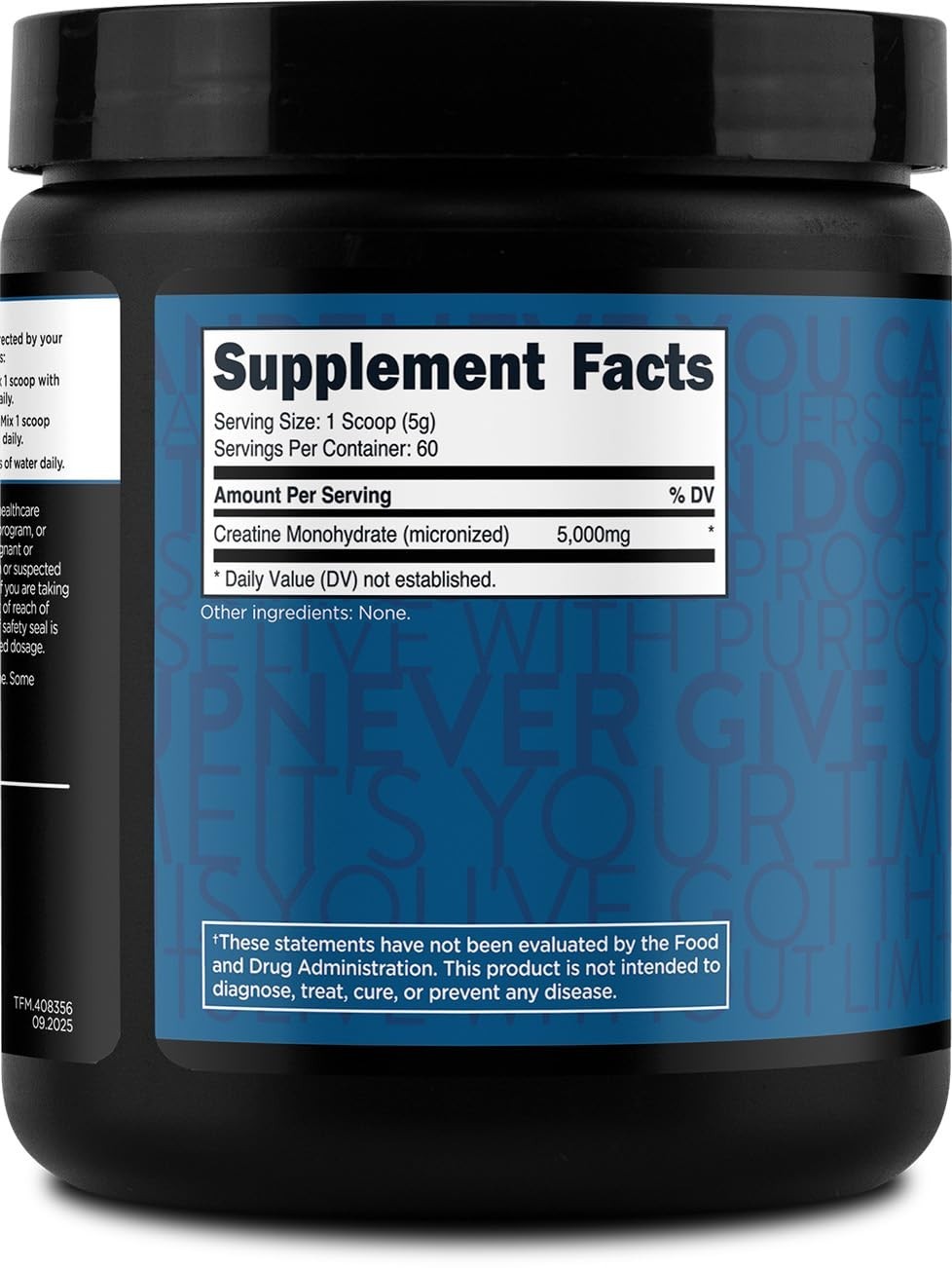 Micronized Creatine Monohydrate Powder 5000mg - Unflavored, 60 Servings, Boost E