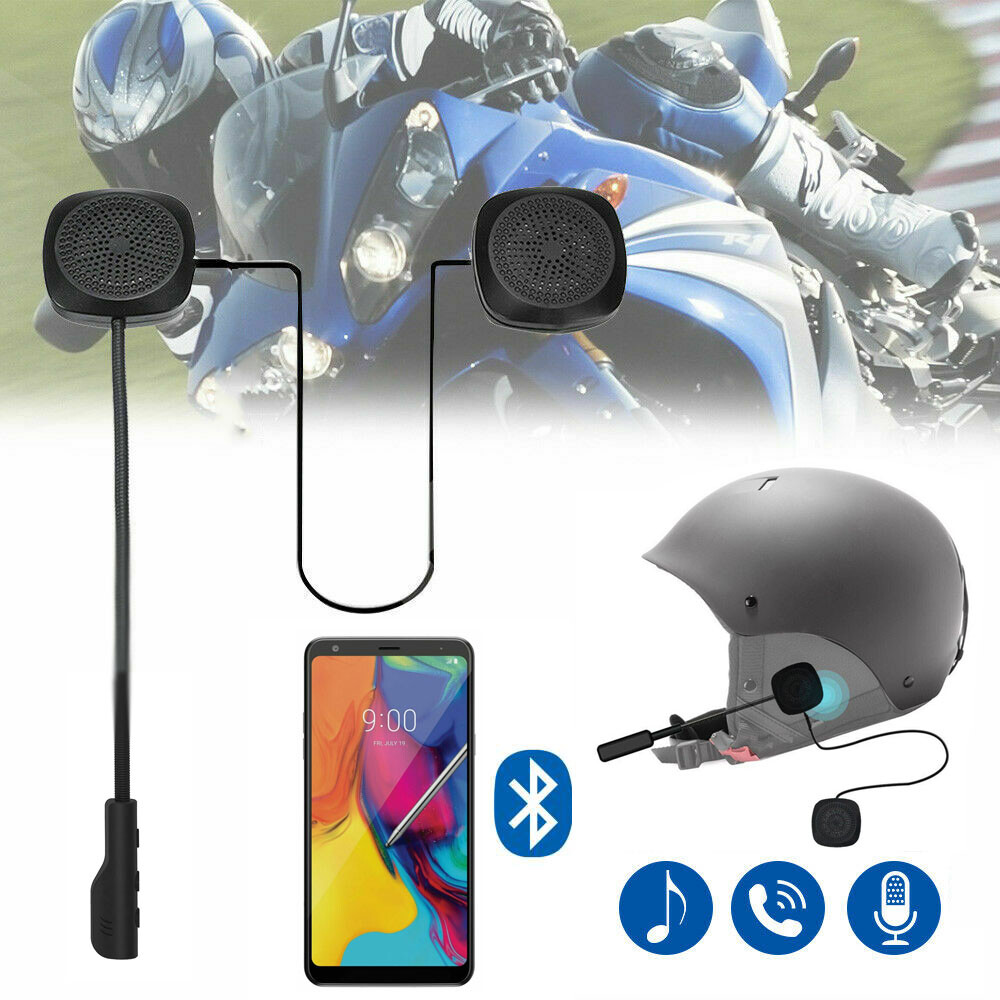 Bluetooth Motorcycle Wireless Helmet Headset Headphone Speaker Hands-Free Call