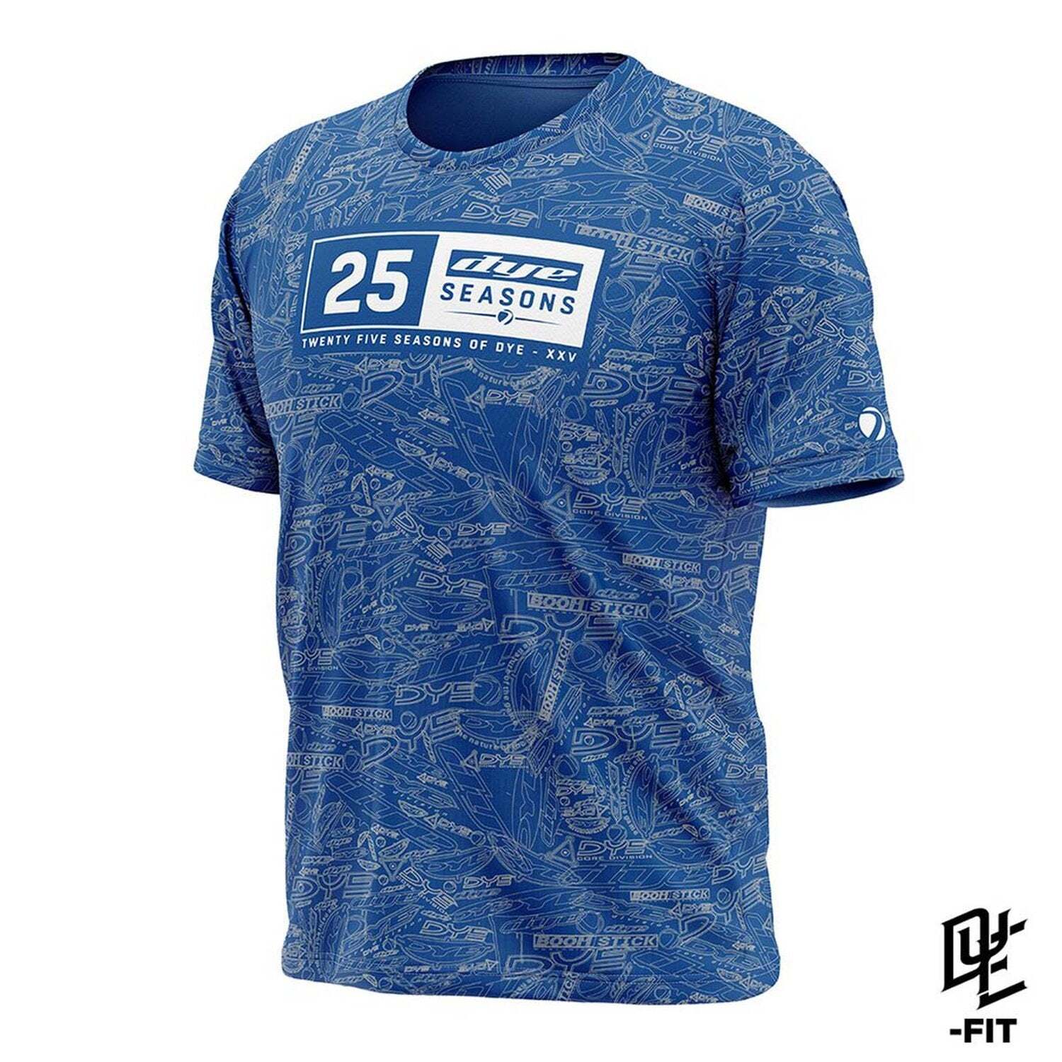 Dye DYE-Fit T-Shirt - 25 Seasons - Blue - Large