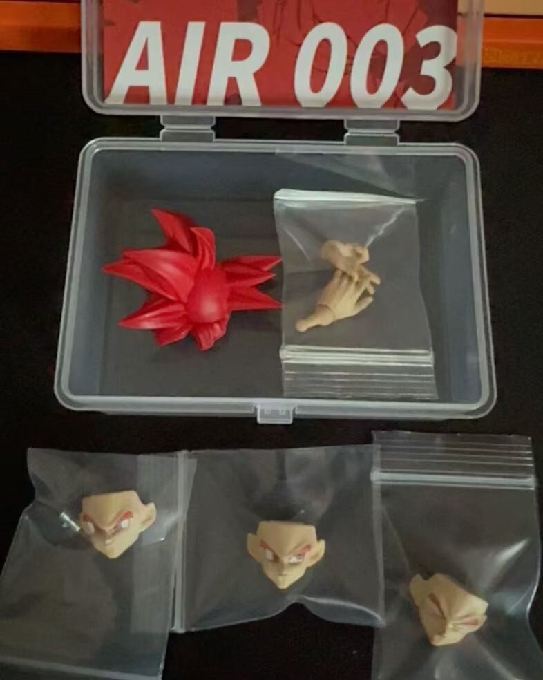 AIR custom goku 1/12 shf Super Saiyan God goku head kit NO Figure AIR 003