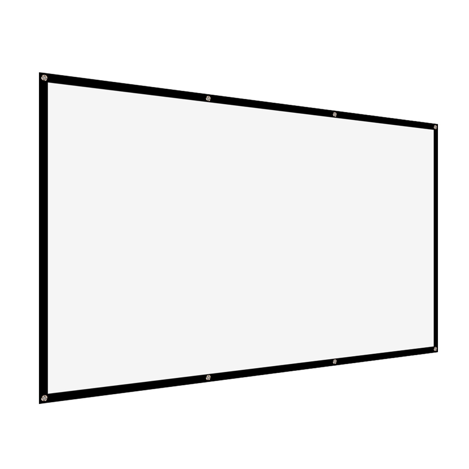 100 Inch Projector Screen Foldable Portable Soft Clear HD Projector Screen JDVF