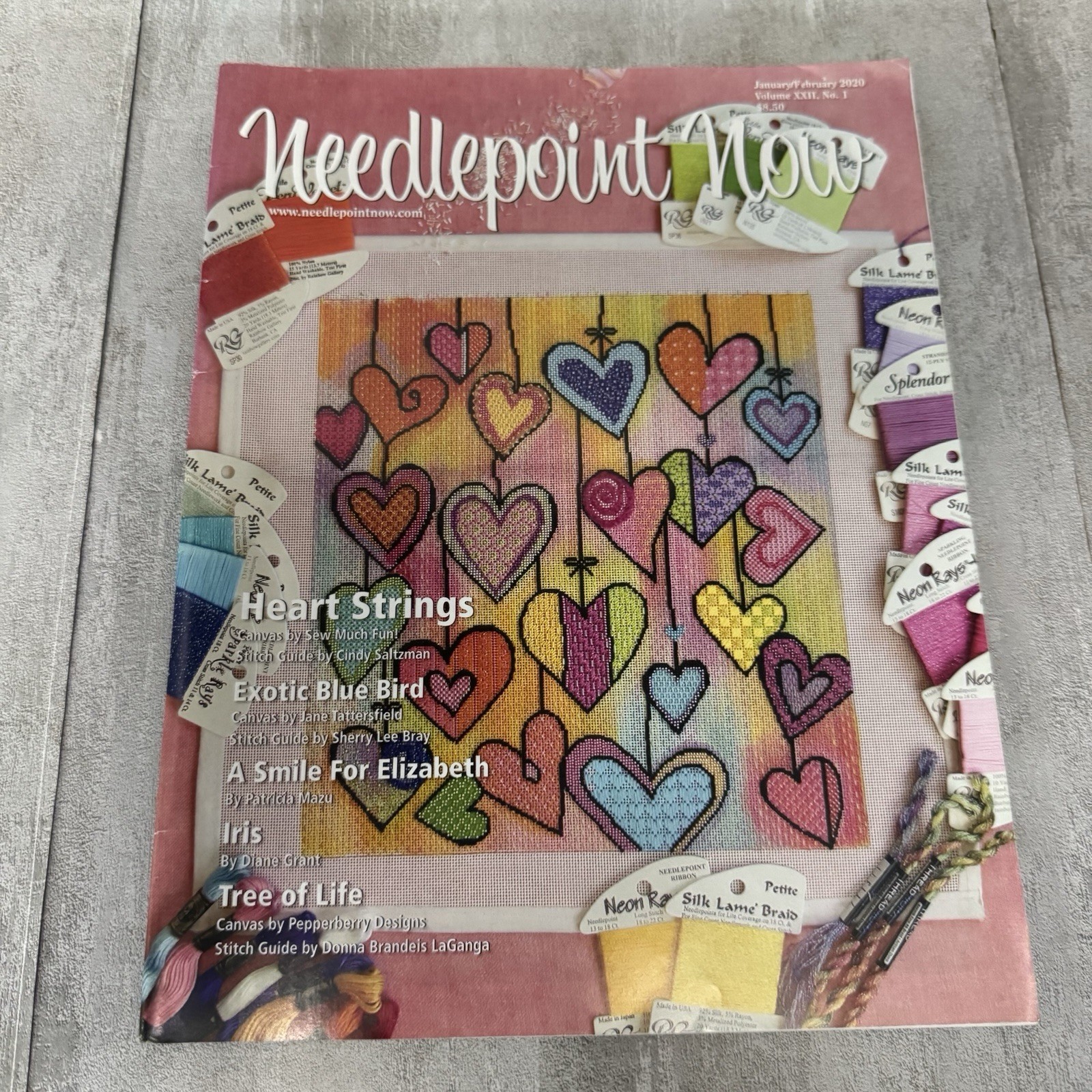 Needlepoint Now Magazine January/February 2020 Volume XXII No. 1