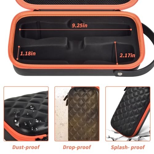 Premium PU Leather Microphone Case for JBL Wireless Two Mic System, Black
