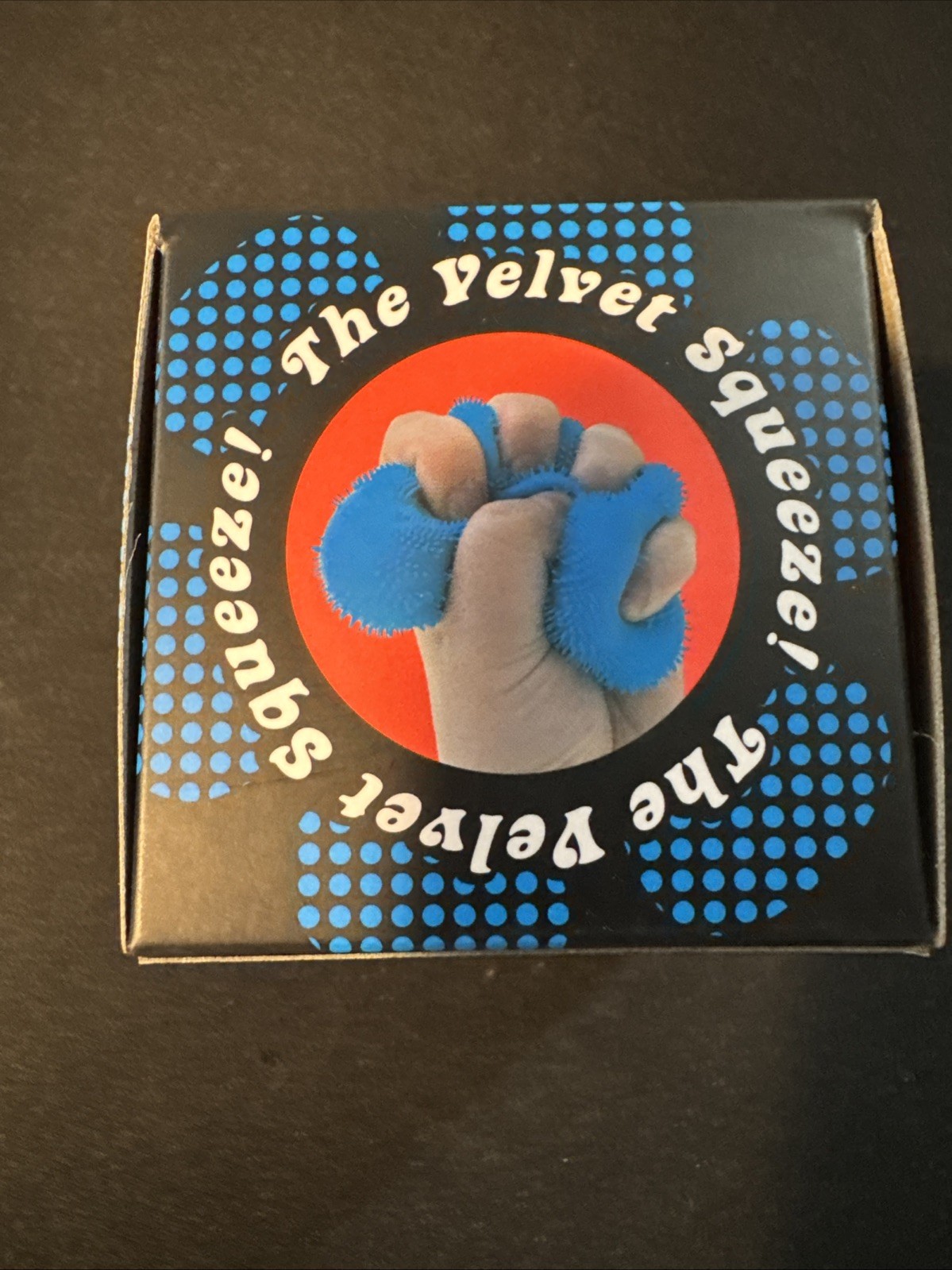 NeeDoh Fuzz Ball Flower Power - BLUE - Authentic - NEW