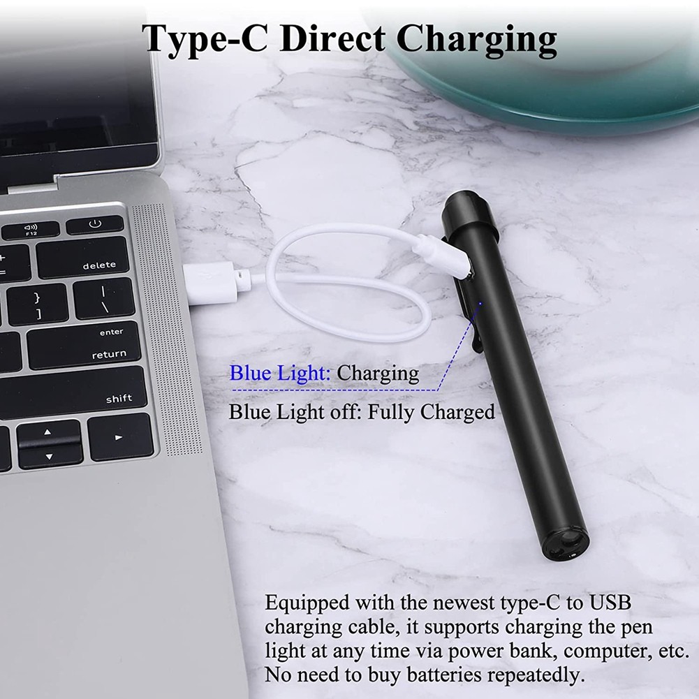 Pen Light with Pupil LED Penlights for Nurses Nursing Student A9O85400