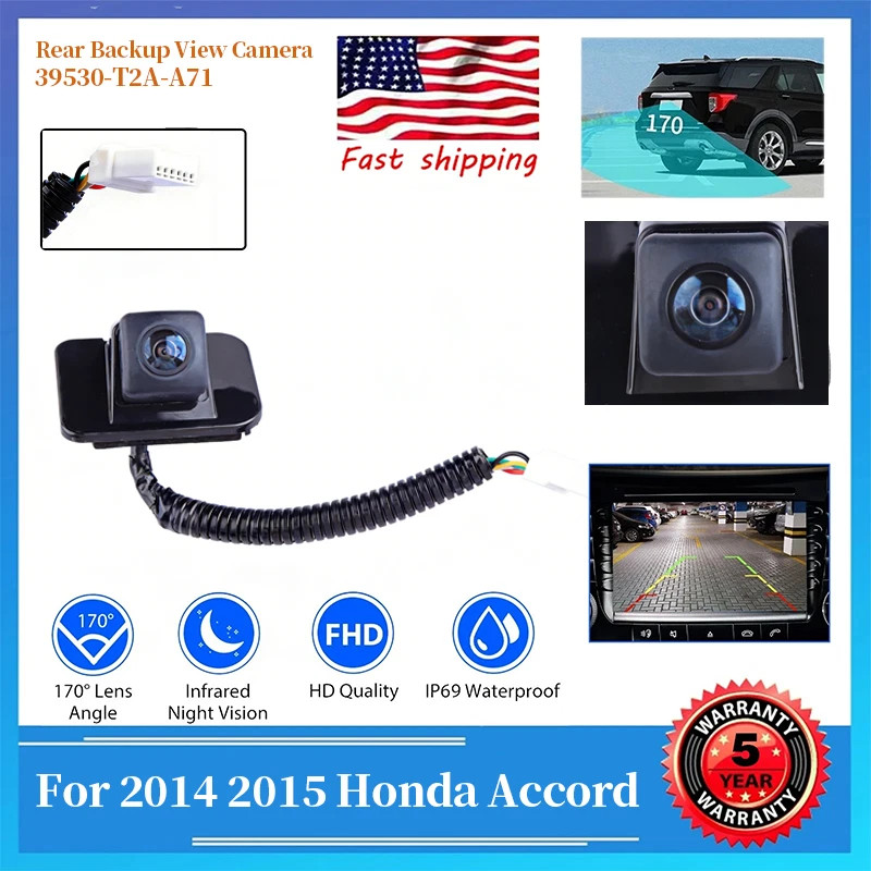 Rear View Camera 39530-T2A-A71 fits 2014 2015 Honda Accord Sport LX EX US