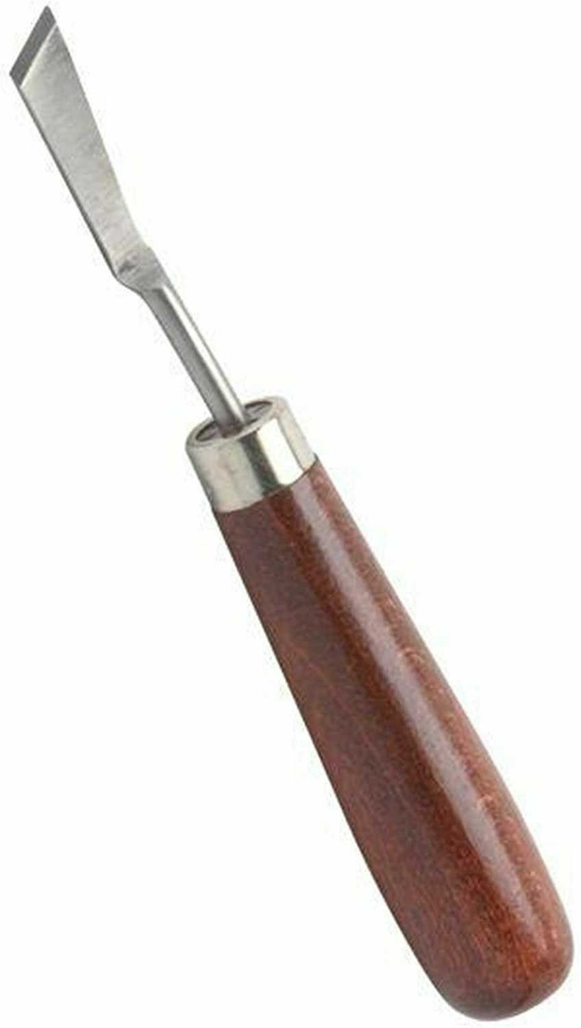 Ramelson Wood Carving Chisel Tool Right Skew Dog Leg Woodworking Relief Carving