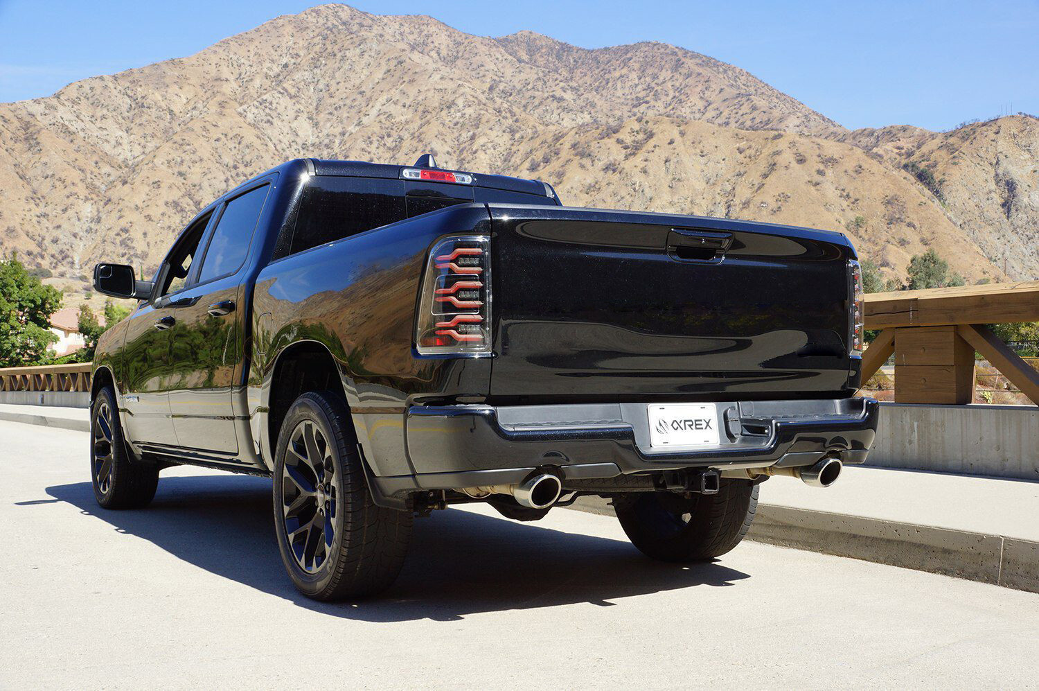 For 2019-2024 Ram 1500 Alpha Black Luxx Sequential LED Tail Lamps Lights