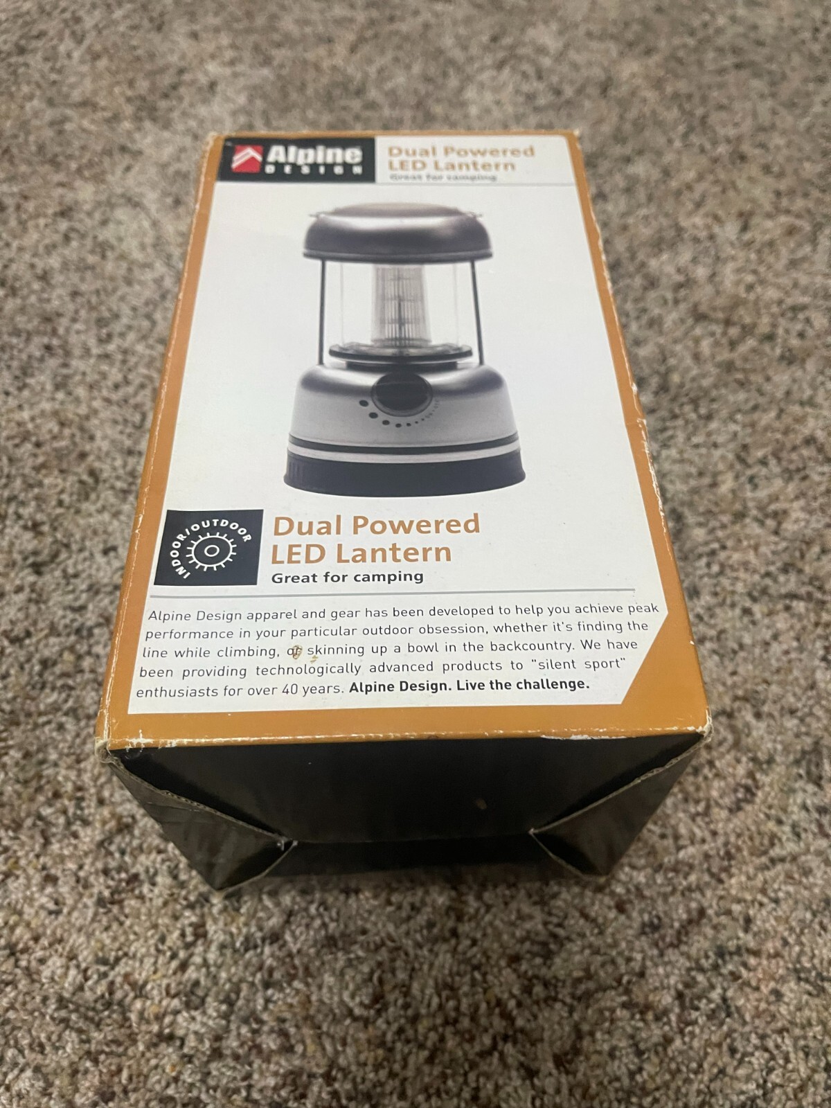 Alpine Design Extra Bright LED Lantern with 360 Degree Illumination New