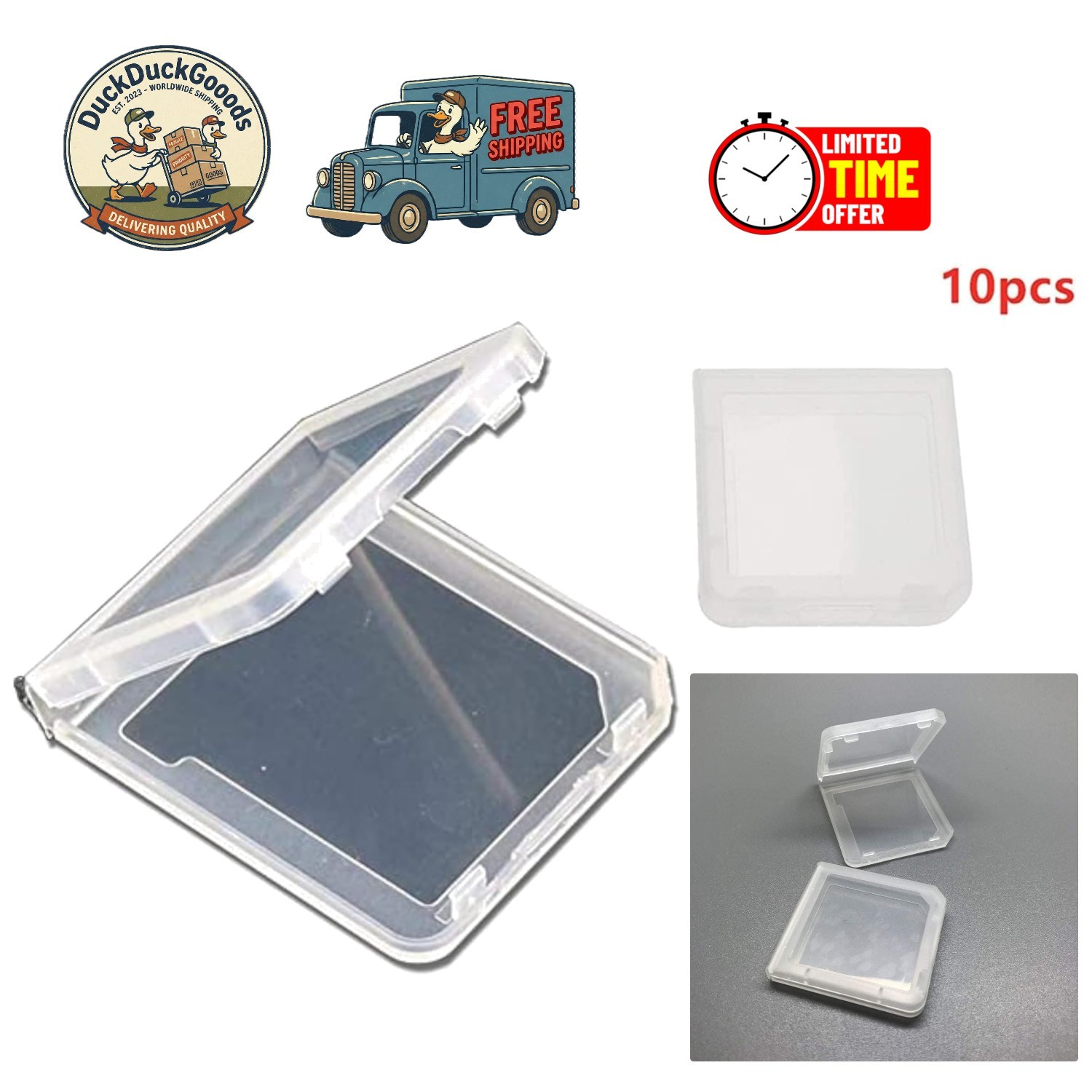 Protective Game Cartridge Cases Set | 10 Lightweight Dust Covers for DS/3DS/DSI