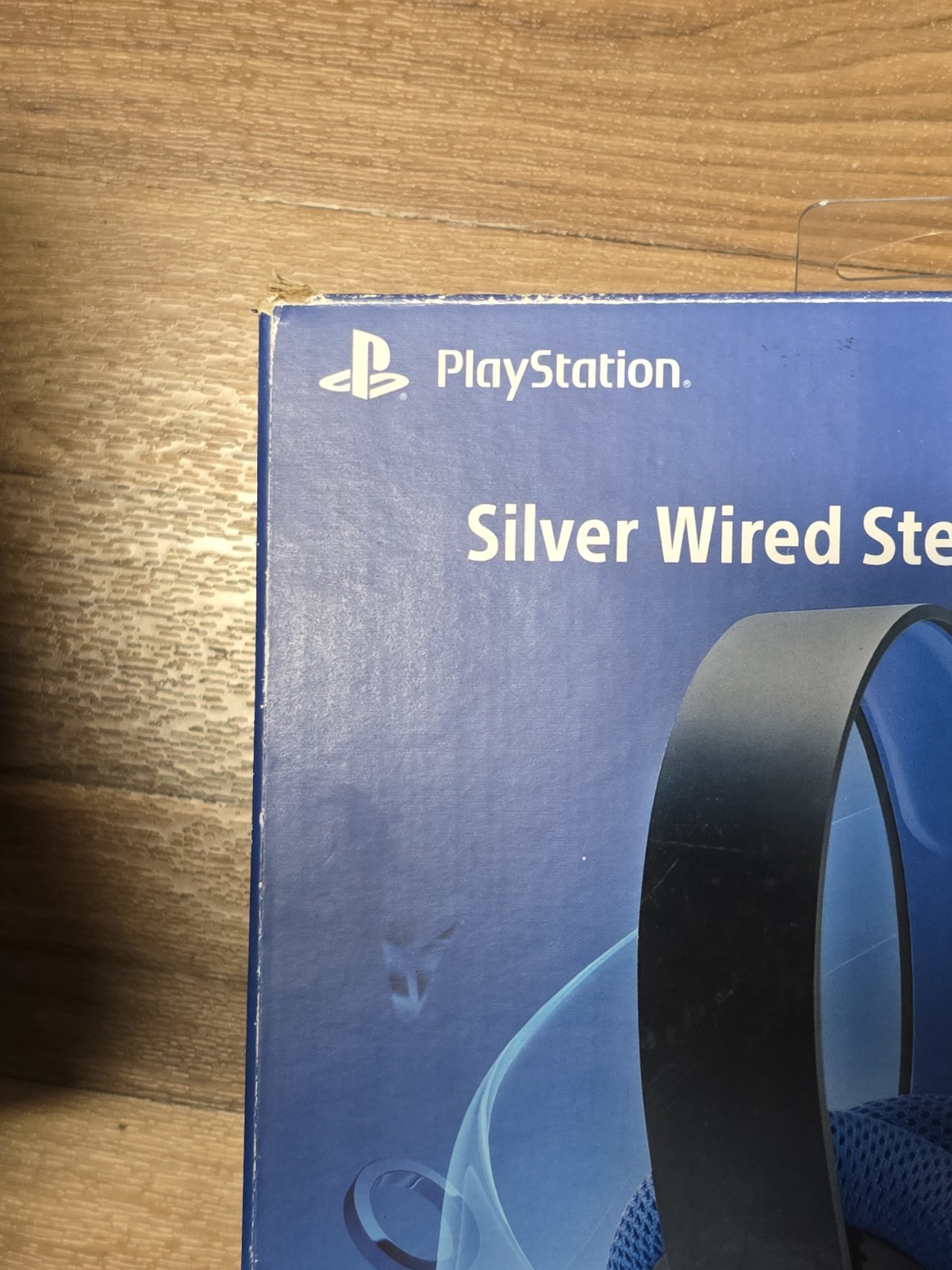 PlayStation Silver Wired Stereo Headset - *In Original Box* -- As Is