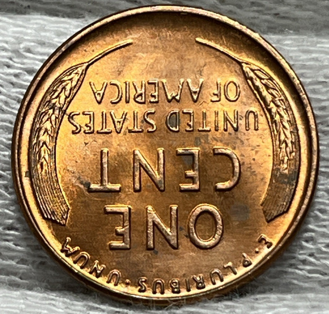 1944 D/D Wheat Penny Errors DDO Die Clash Uncirculated