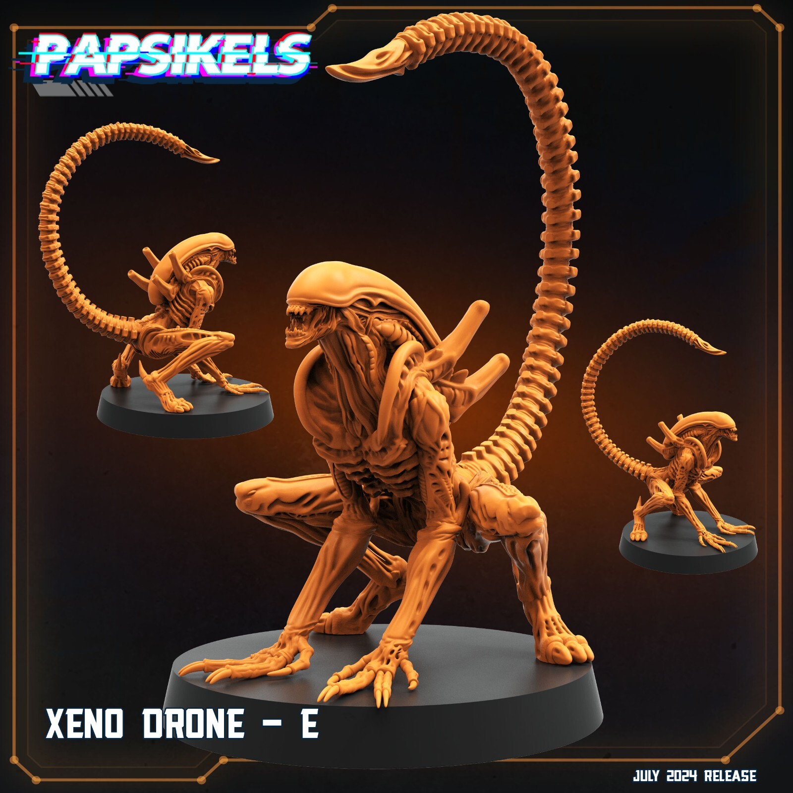 Xeno Drone E Papsikels Miniature AvP, Aliens, Xenomorph