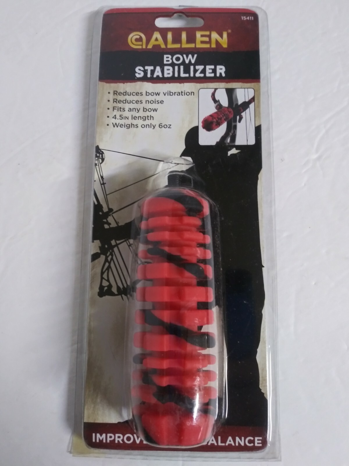 Allen Bow Stabilizer 4.5 inches 15411 Reduces Vibration (T)...