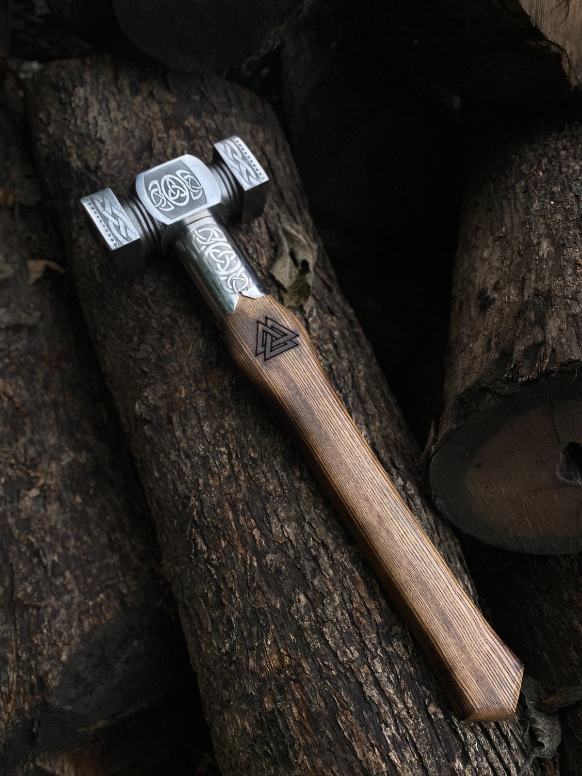 Rare Custom Handmade Viking Battle Hammer with Ash Handle Medieval War Hammer