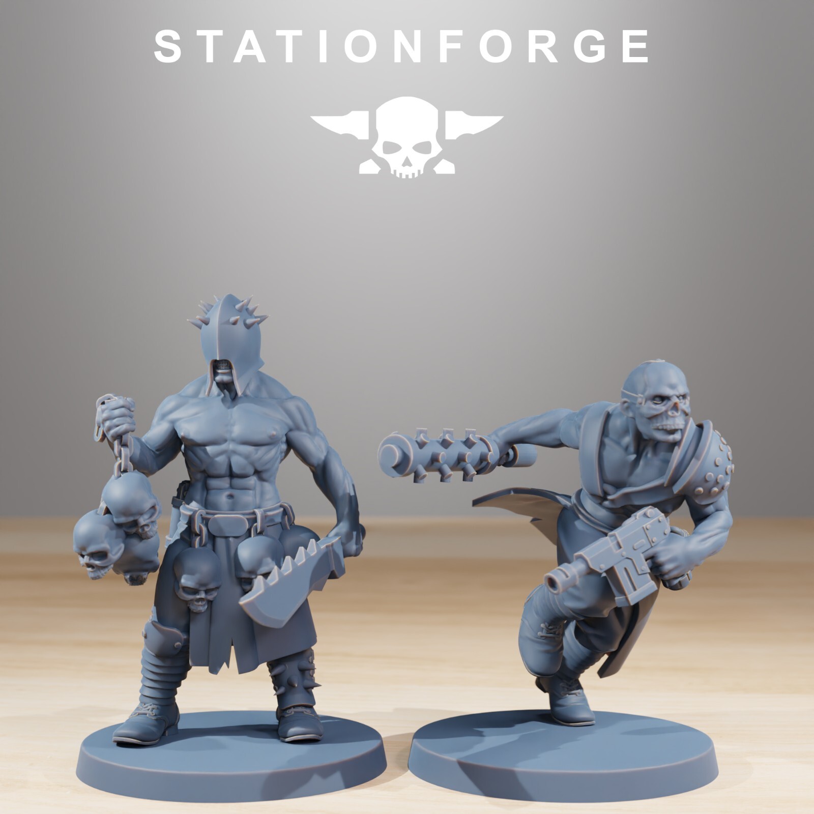 Corrupted Guard Sectarians from Station Forge. 32mm.
