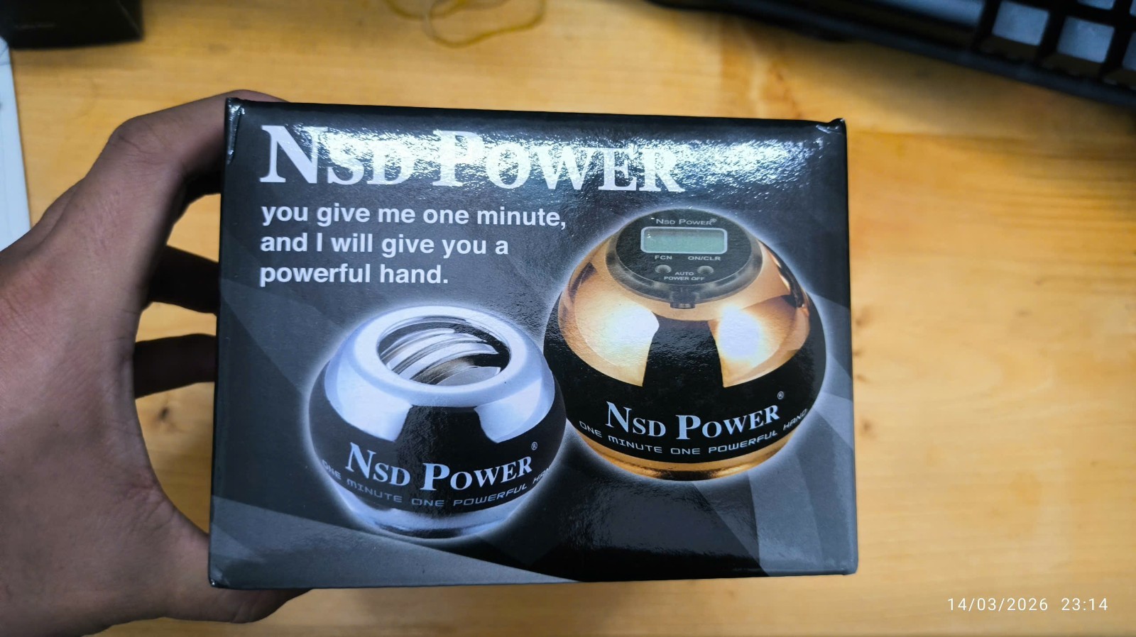 NSD Power Ball 350hz Metal Gyroscope w/ Magnetic Silver Ball (Strengh Speed)