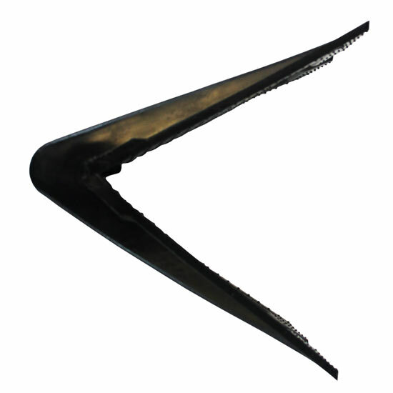 3.75 X 3.25 Inch Black Plastic Corner Protector For 2 Inch Strap