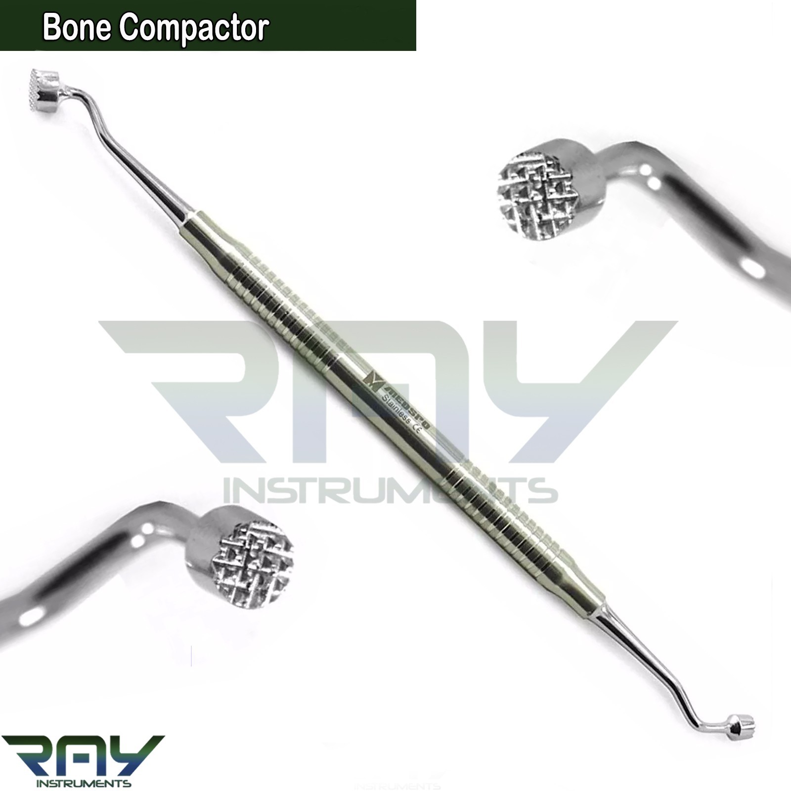 Dental Bone Grafting Instruments Palti Bone Graft Packer Compactor Scraper