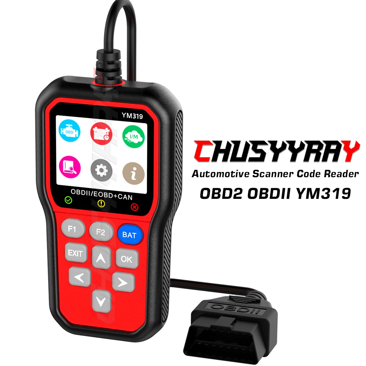2025 YM319 OBD2 Scanner Engine ABS SRS Code Reader Car Diagnostic Tool