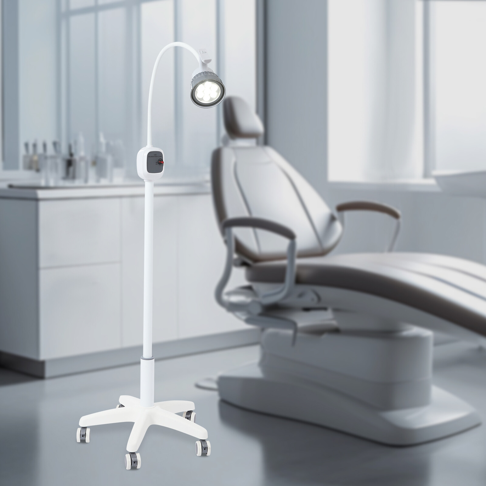 Oral Auxiliary Light Surgical Examination Light Five-Legged Medical Exam Lamp