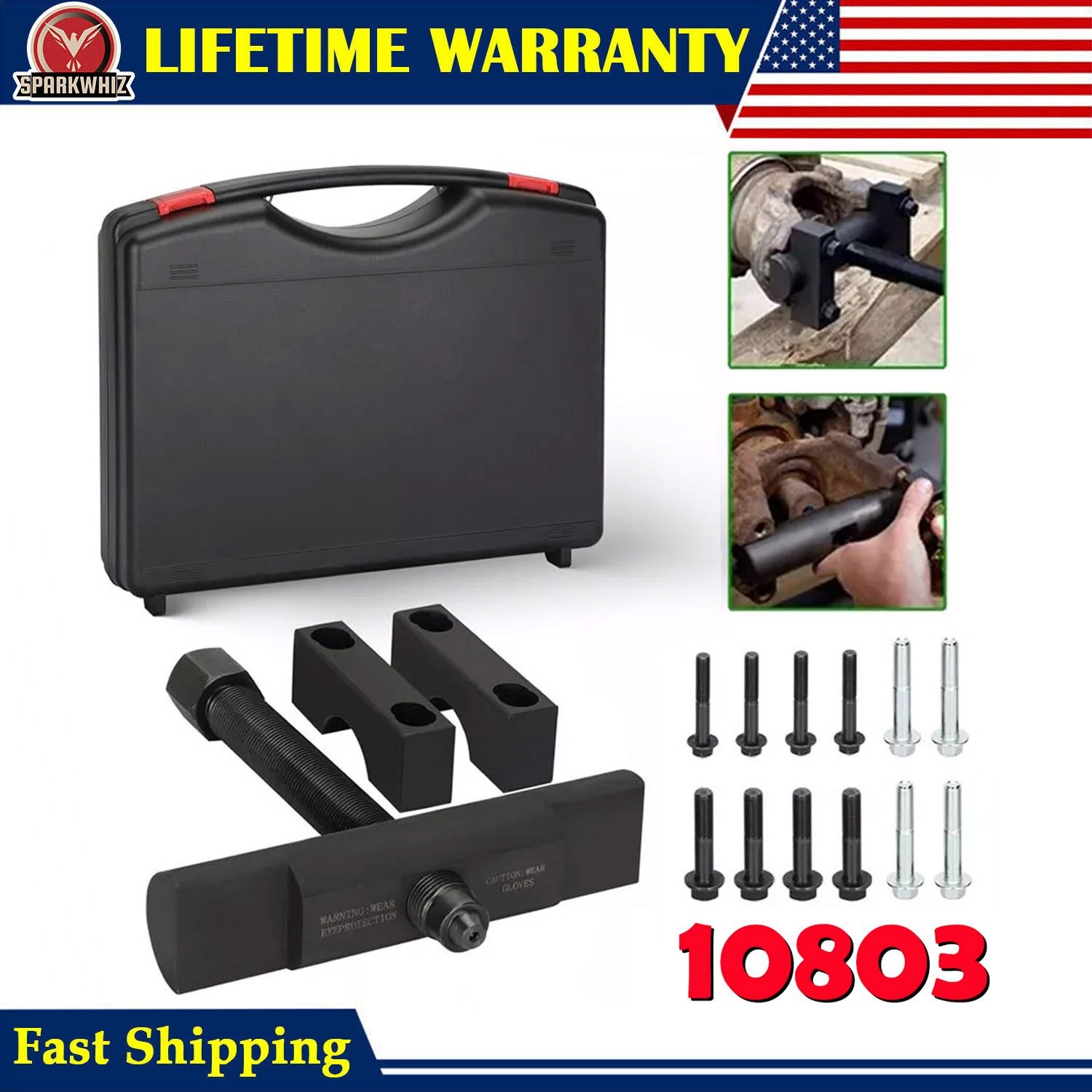 NEW Heavy-Duty Yoke Puller Semi Truck Yoke Remover Tool For Meritor Volvo 10803
