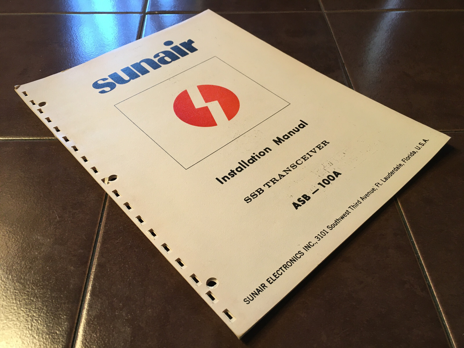 SunAir ASB-100A install manual