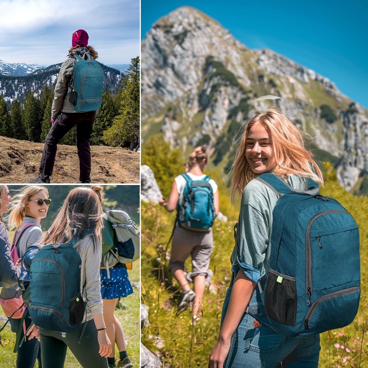 Ultra Lightweight Packable Backpack 25L - Foldable Hiking Daypack for Travel,...
