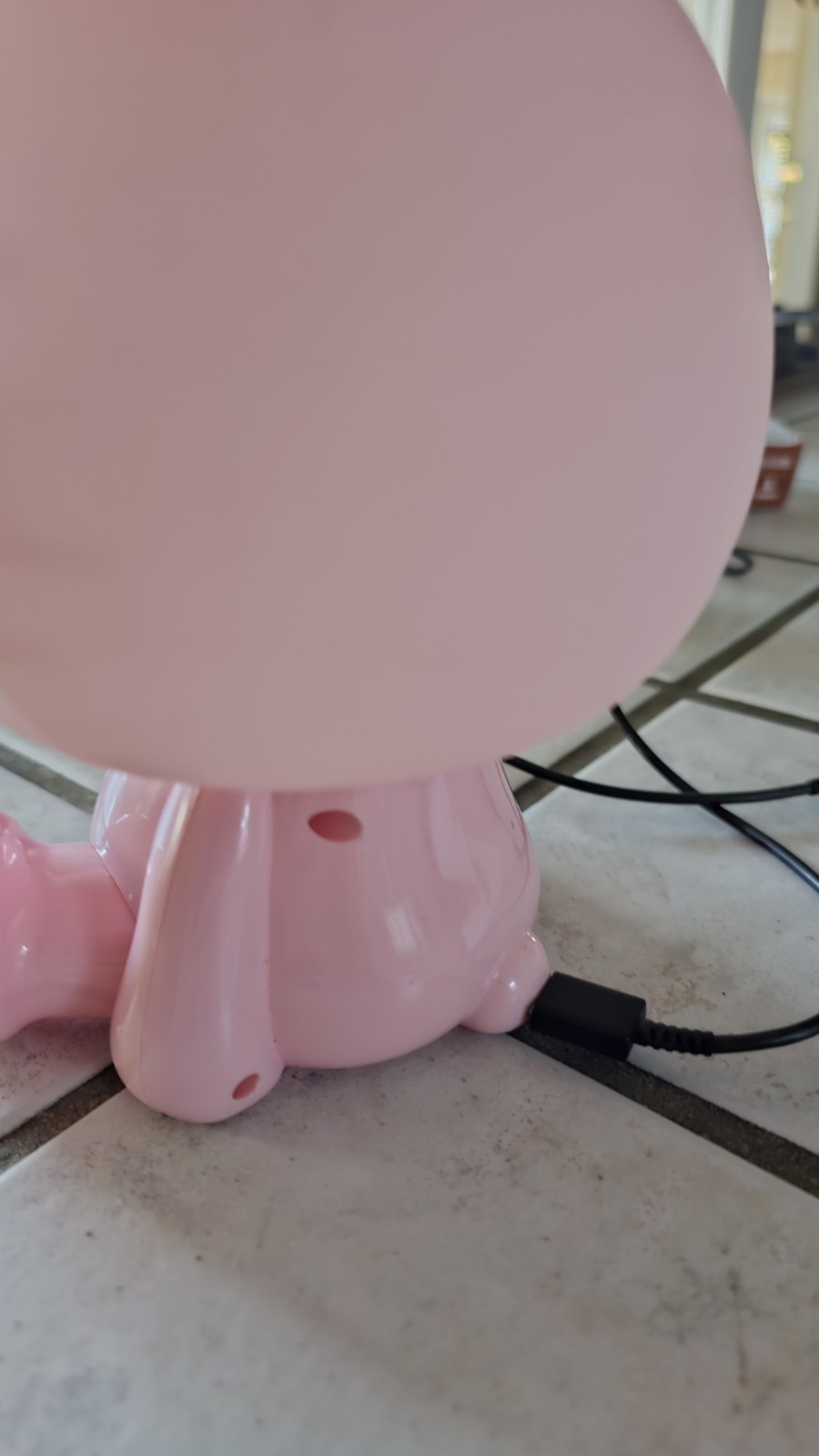 Cute Rabbit Lamp with Glasses Touch Sensor(Eye Protection) Cartoon Night Light