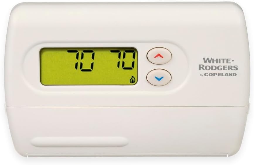 User-Friendly Emerson Thermostat - Non-Programmable for Single-Stage Systems