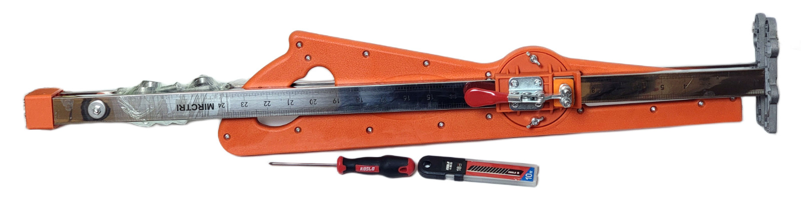 Drywall Cutting Tool Foldable & Positionable - New Upgraded Double Row 4 Blades