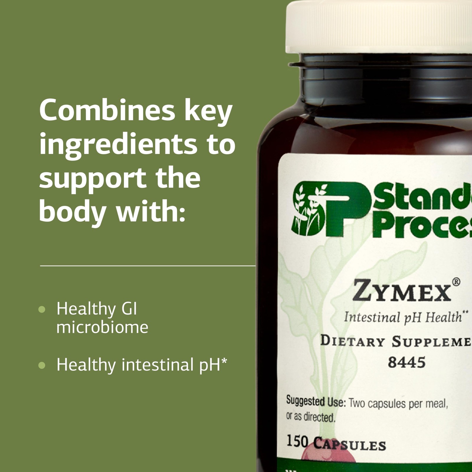Standard Process Zymex Capsules - Digestive Health & Intestinal Support