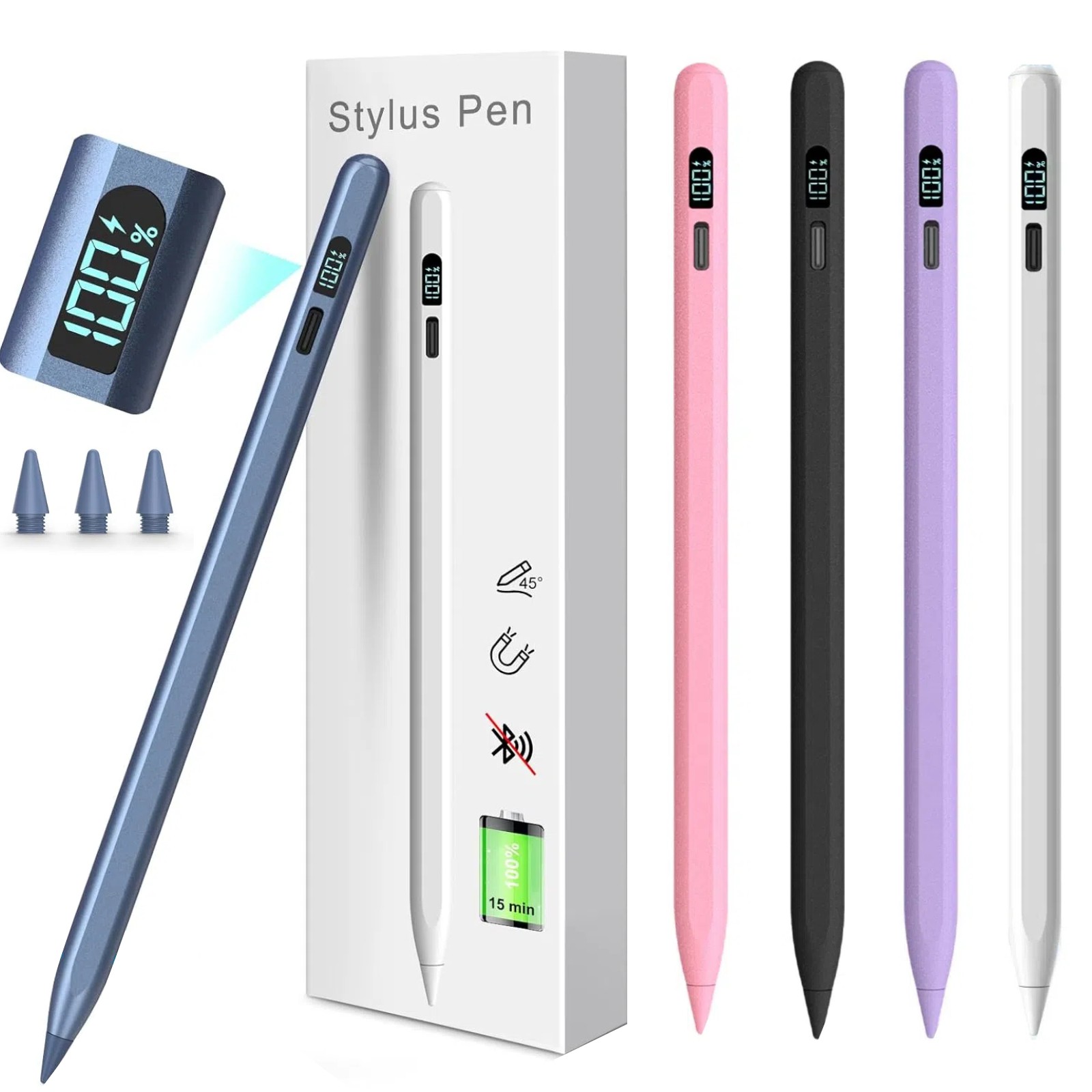 For Apple Pencil Stylus Pen 2nd Generation for iPad/iPad Air/iPad Pro/iPad mini