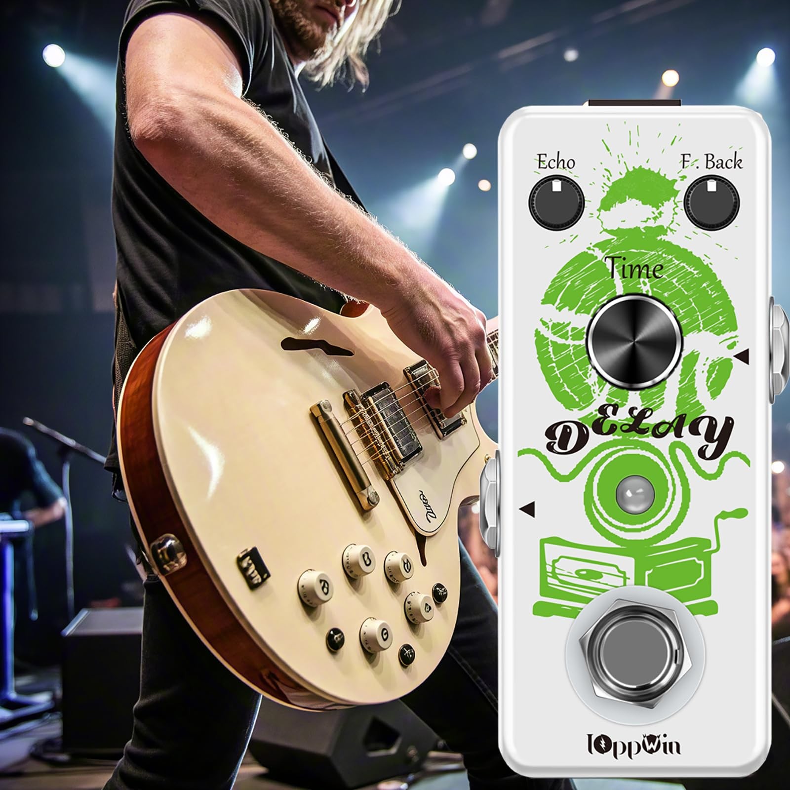 IOppWin Guitar Pedals, Premium Analog Delay Compact,
