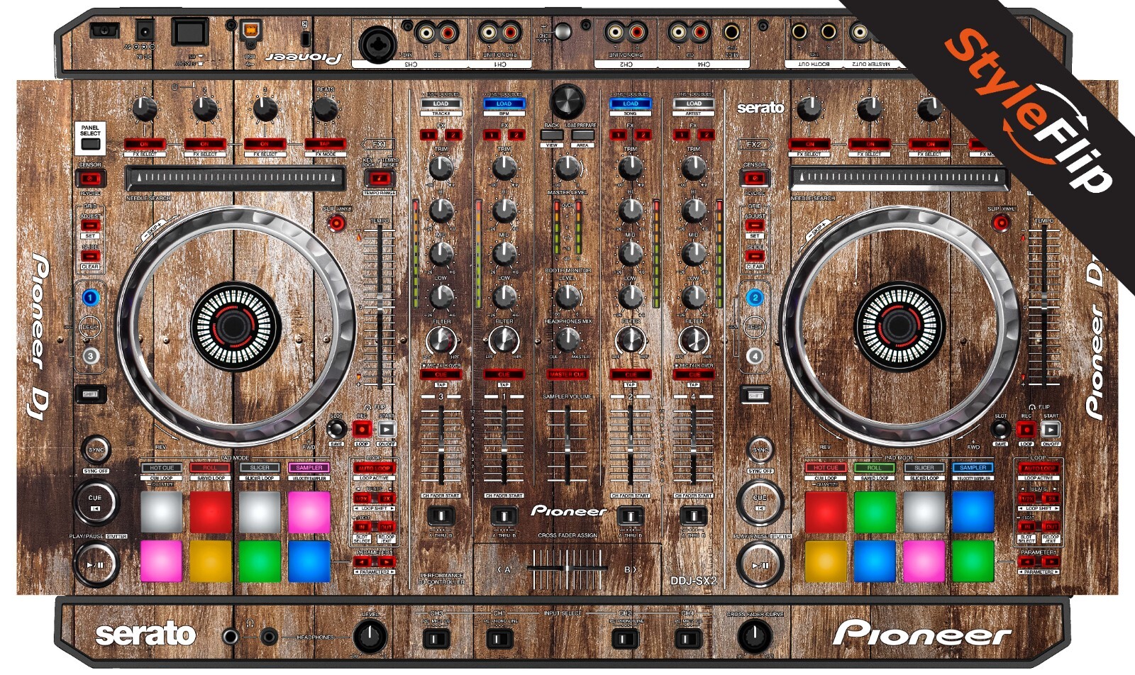 Pioneer DDJ-SX2 Skin | Wood #1 | Protective Decal | StyleFlip Skins