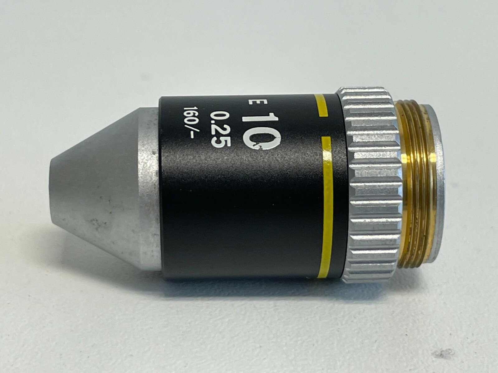 A3: Nikon Microscope E10 E 10x/0.25, 160/- Objective Lens