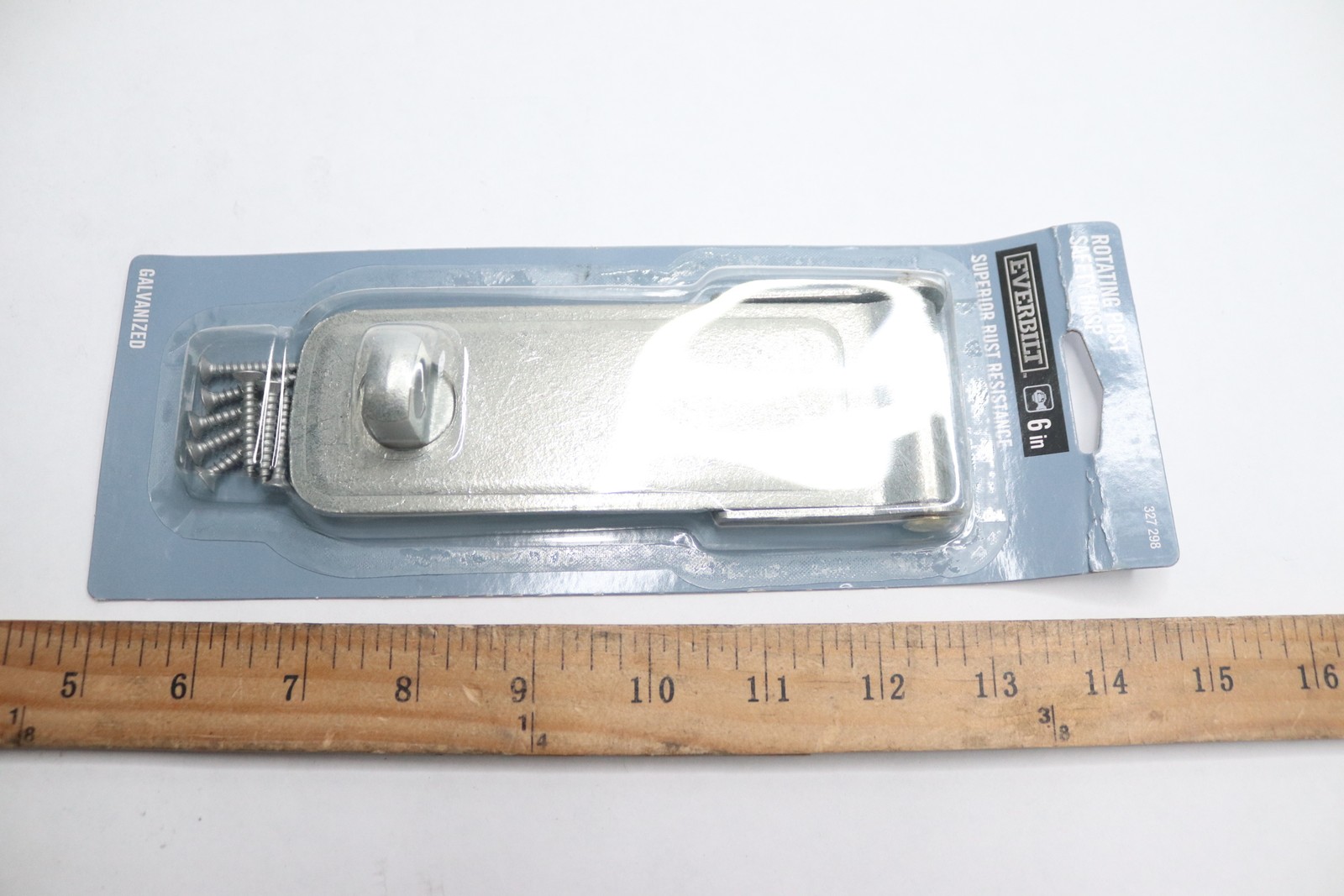 Everbilt 6 in. Galvanized Rotating Post Safety Hasp