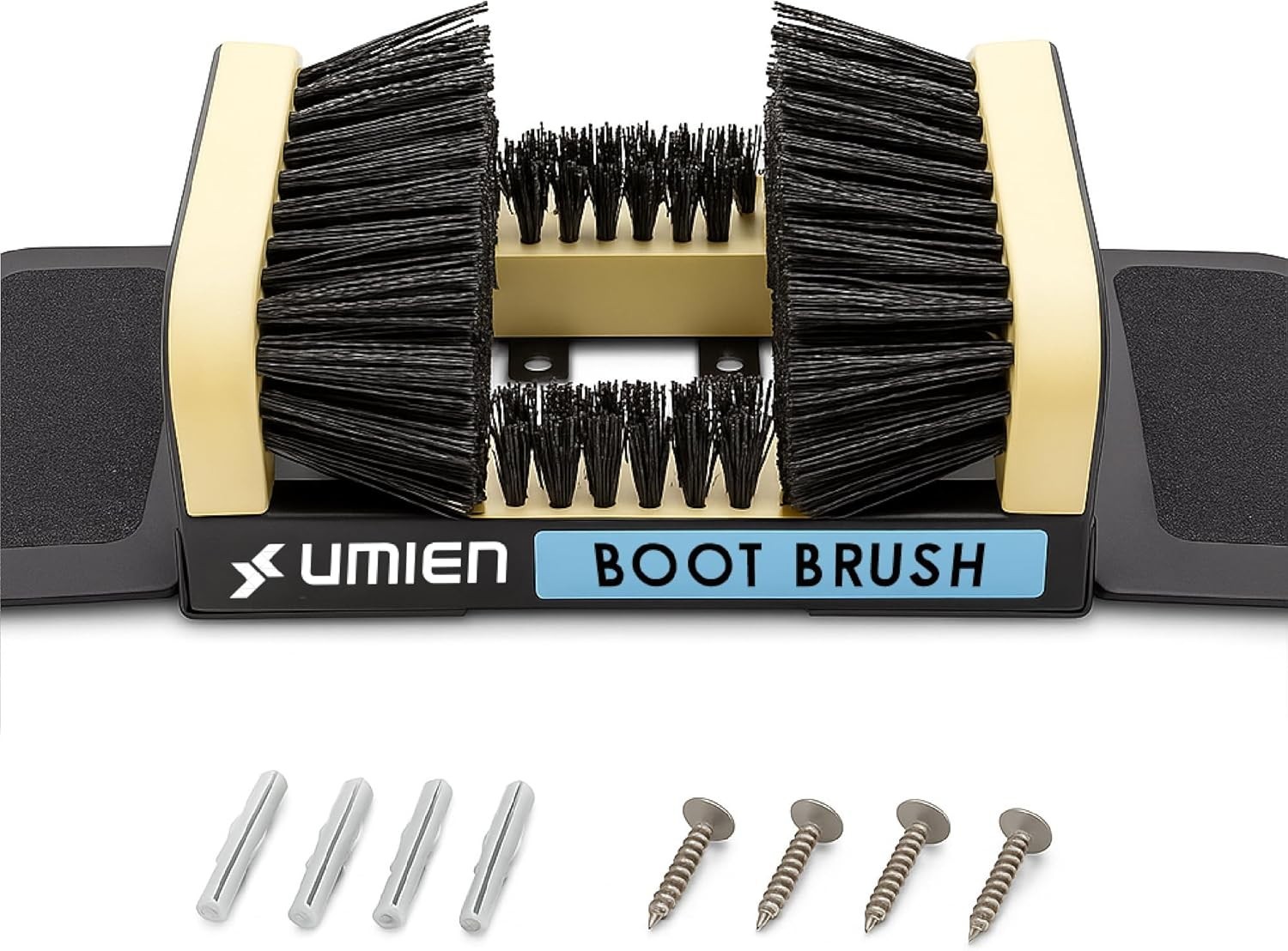 Heavy-Duty Boot Scraper & Shoe Brush with Flaps for Efficient Outdoor Cleaning