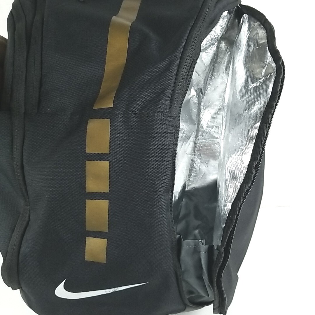 Nike Elite Hoops Pro Basketball 22" Backpack Black /Metallic Gold BA5554-010
