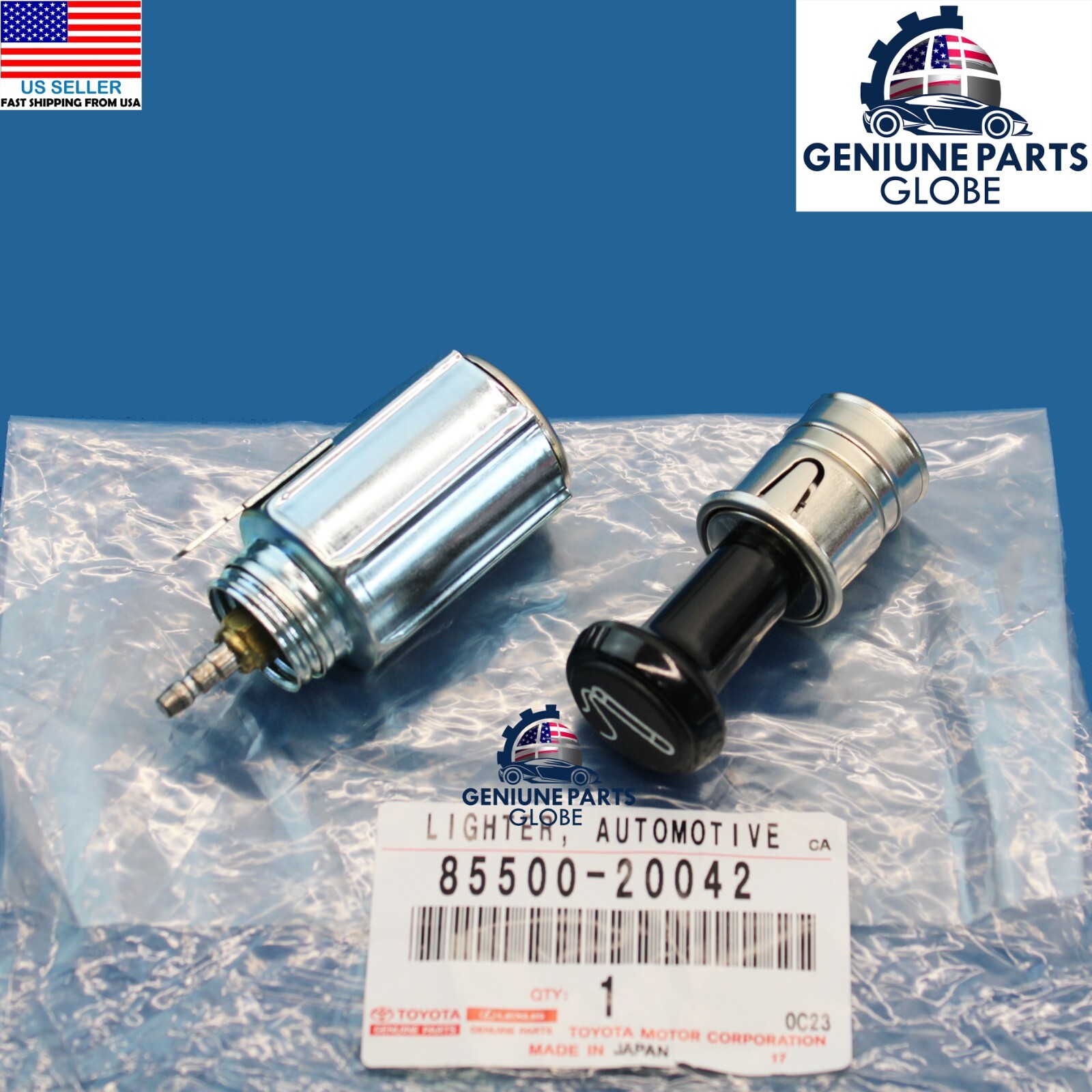 GENUINE TOYOTA LAND CRUISER PICKUP COROLLA CIGARETTE LIGHTER ASSY 85500-20042